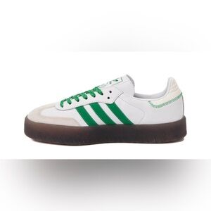 adidas Sambae Athletic Shoe - Cloud White / Green / Gum